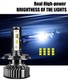 Kit AMPOULES H7 LED Ventilées FF2 - 5000Lms - 6000°K - Taille Mini