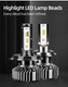 Kit AMPOULES H7 LED Ventilées FF2 - 5000Lms - 6000°K - Taille Mini