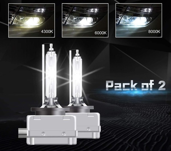 2 x Xenon D1S 6000K -