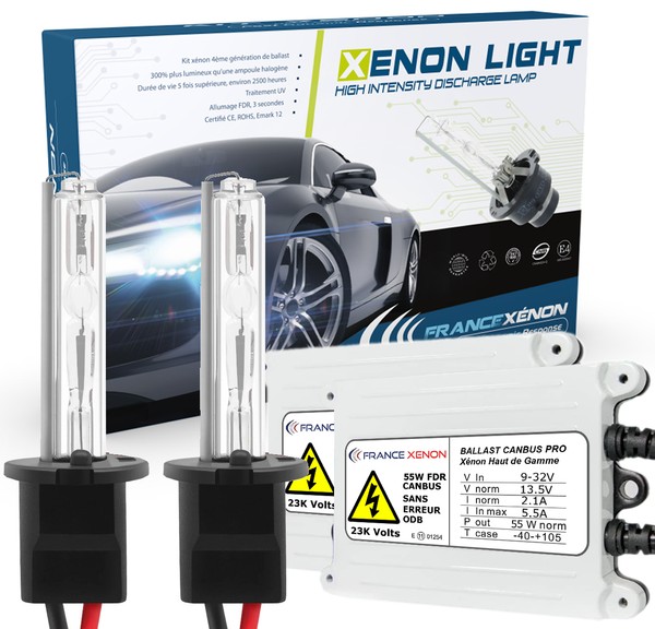 Kit Xénon H1 - 6000°K - 55W - Slim Rally Cup