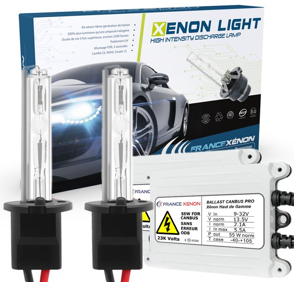 Kit Xénon H3 - 6000°K - 55W - Slim Rally Cup