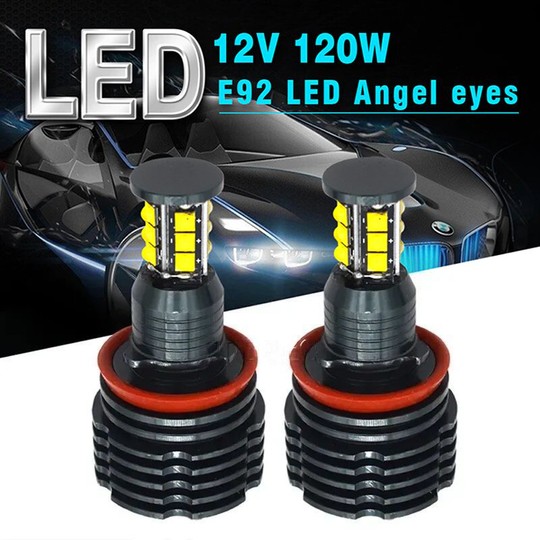 Angel Eyes H8 120W 360° pour BMW E70 / E71 / E60 / E61 / E63(07-) / E64(07-) / E90LCI / E92 / E93  - Garantie 3 ans