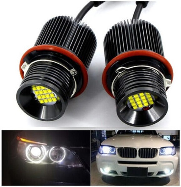 2x ampoules angel eyes BMW 80W E39 / E53 / E60 / E61 / E63 / E64... - Garantie 3 ans