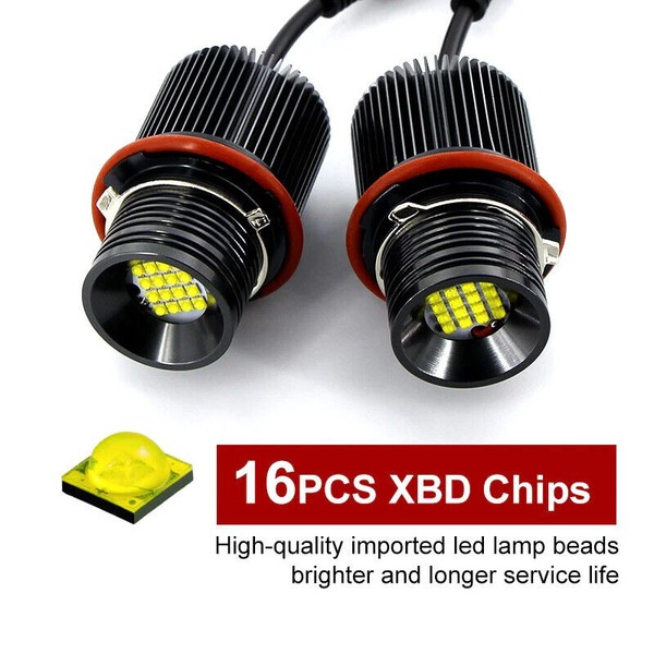 2x ampoules angel eyes BMW 80W E39 / E53 / E60 / E61 / E63 / E64... - Garantie 3 ans