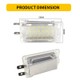 Pack modules LED de coffre PORSCHE - BLANC PUR Haute Puissance