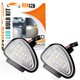 Pack 2 éclairages LED coming home rétroviseur Golf 6 - Lampe de bienvenue sous rétroviseur Volkswagen* LED