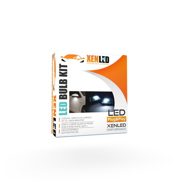 Pacote de 2 luzes LED para espelhos retrovisores compatíveis com Golf 7 e compatíveis com Touran