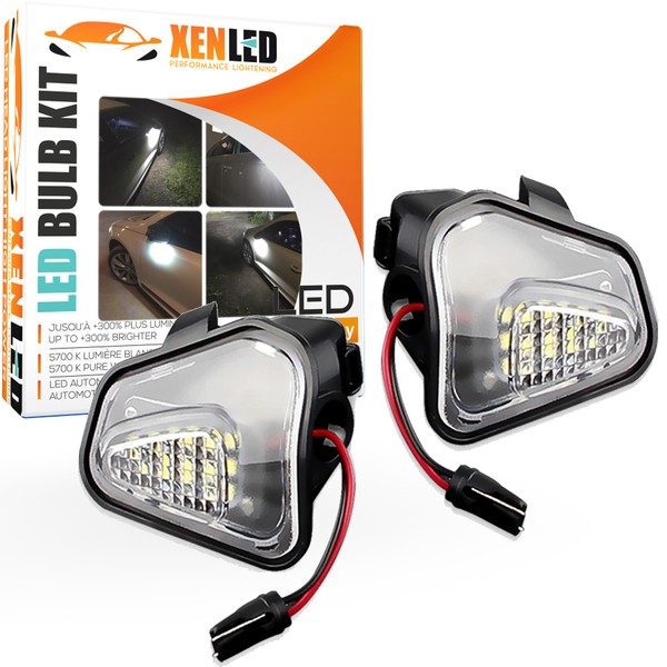 Pack 2 éclairages LED rétroviseur Jetta, Passat CC, Passat, Scirocco, New Beetle, EOS