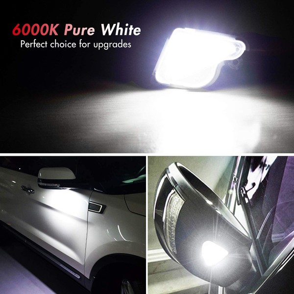 Pack 2 luci a LED per specchi Skoda Octavia Mk2 Mk3 e Superb MK2