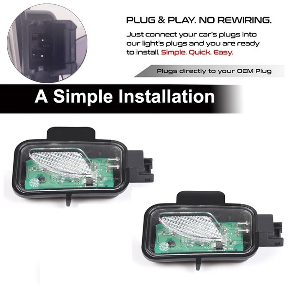 Pack 2 éclairages LED rétroviseur VW* Passat B8 & Arteon