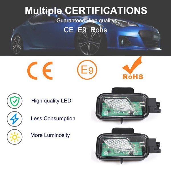 Pack 2 éclairages LED rétroviseur VW* Passat B8 & Arteon