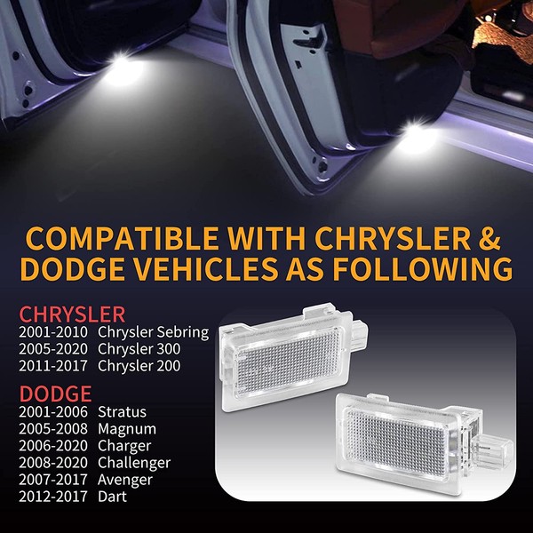 Module LED d'éclairage de courtoisie Chrysler 200, Sebring, 300