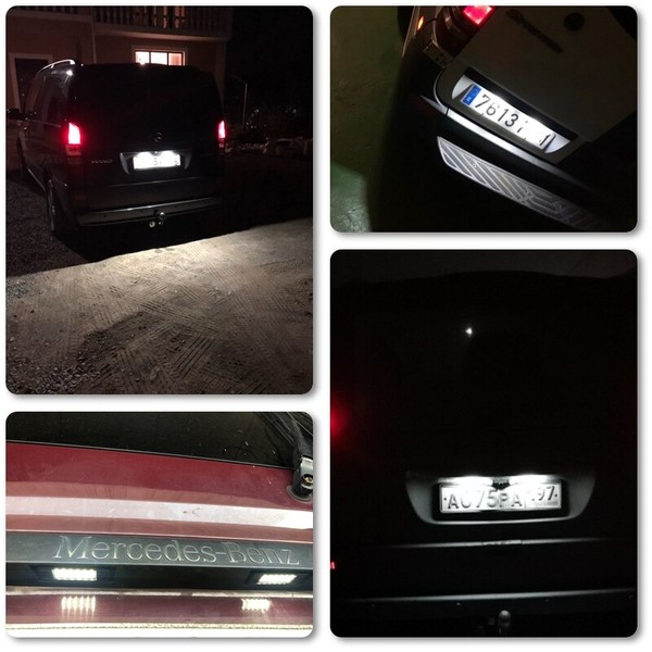 Pack modules LED plaque arrière Mercedes Viano - Vito W639 - Sprinter W906