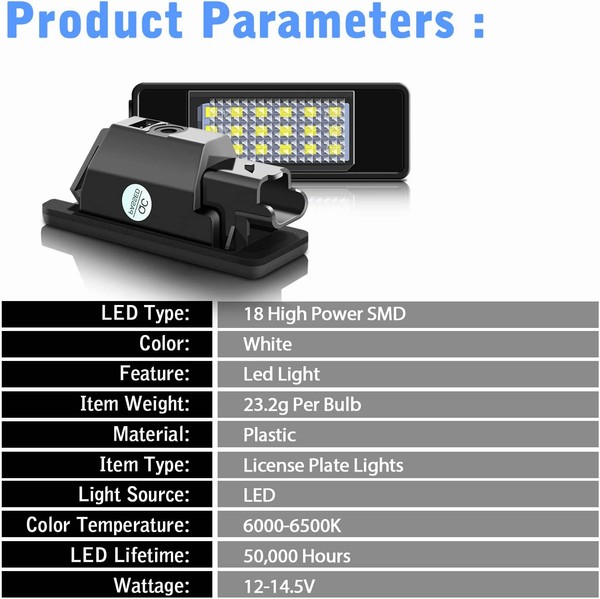 Pack modules LED plaque arrière Mercedes Viano - Vito W639 - Sprinter W906