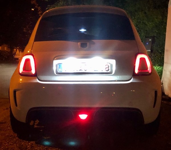 Pack 2 modules LED plaque arrière FIAT 500 500C