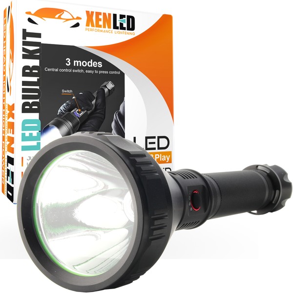 Rechargeable Tactical LED Torch Baton 2000Lms - W03 - 15W