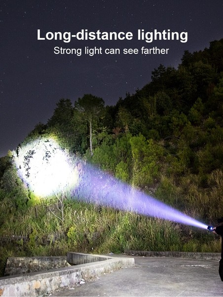 Rechargeable Tactical LED Torch Baton 2000Lms - W03 - 15W