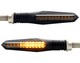Flashing LED scrolling motorcycle sequential bar pm12led