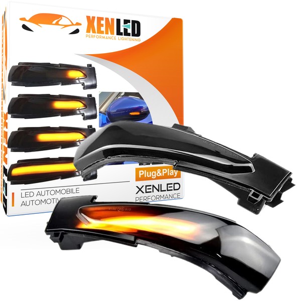 Repeaters dynamic backlighting LED scrolling Peugeot 508