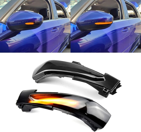Repeaters dynamic backlighting LED scrolling Peugeot 508