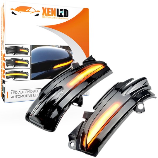 Repeators LED Scrolling Ford Fusion & Mountain 2013 - 2018 - Dynamic Clear