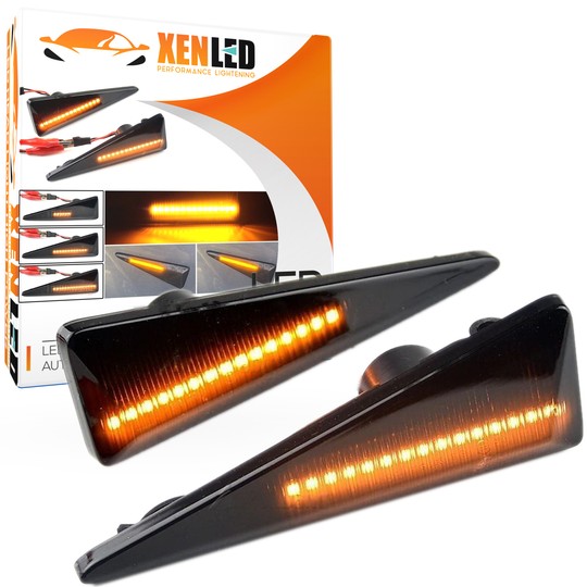 Clignotants Répétiteurs Fumés LED DYNAMIQUE DÉFILANT RENAULT VEL SATIS