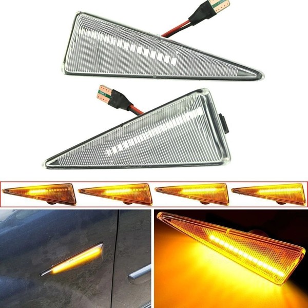 Flashing Repeaters Clear LED DYNAMIC PARKING RENAULT WIND (2010-)