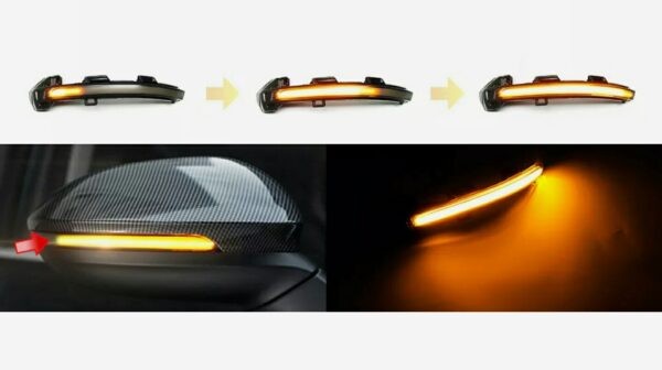 Répétiteurs Rétro LED Dynamique Défilant GOLF 7 - Clignotant
