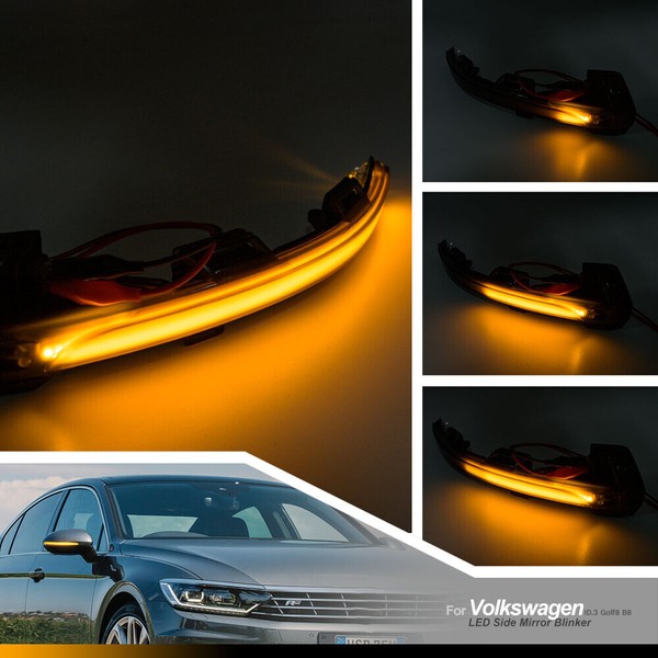 Répétiteurs Rétro LED Dynamique Défilant GOLF 7 - Clignotant