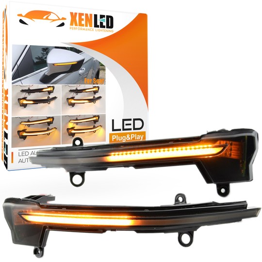 Répétiteurs LED Dynamique Seat Tarraco - Défilant Rétroviseur Homologué - Clignotant