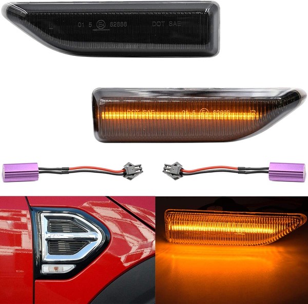 Clignotants Latéraux Défilants LED Mini Countryman F60 - Version Fumée DYNAMIQUE