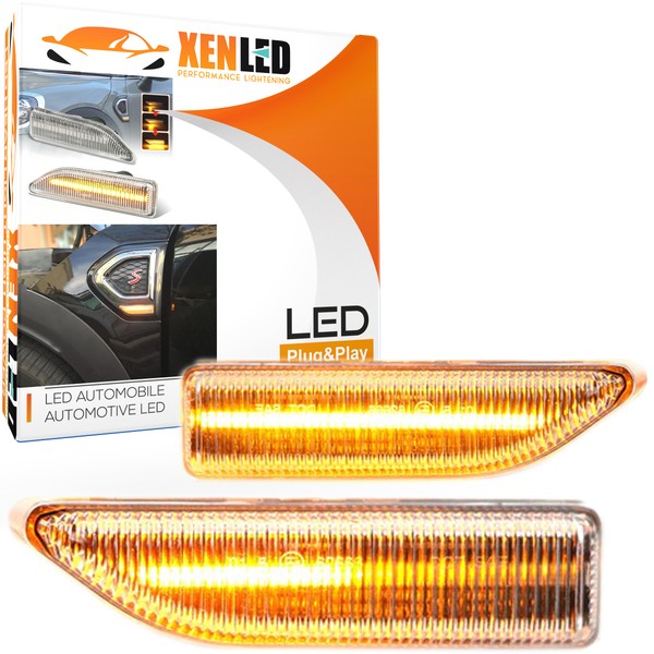 Clignotants Latéraux Défilants LED Mini Countryman F60 - Version claire DYNAMIQUE