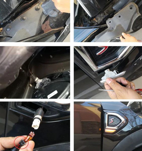 Clignotants Latéraux Défilants LED Mini Countryman F60 - Version claire DYNAMIQUE