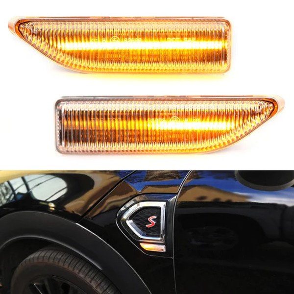 Clignotants Latéraux Défilants LED Mini Countryman F60 - Version claire DYNAMIQUE