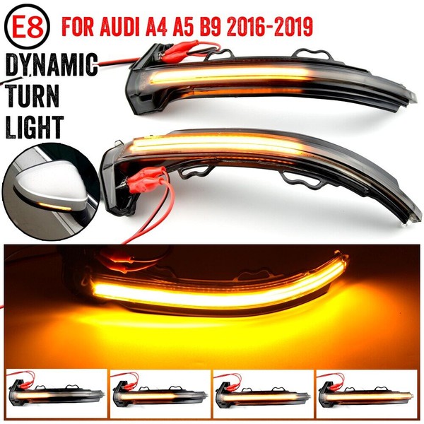 Repeaters dynamic backlighting LED scrolling Audi* A4 RS4 B9 8W, A5 8F