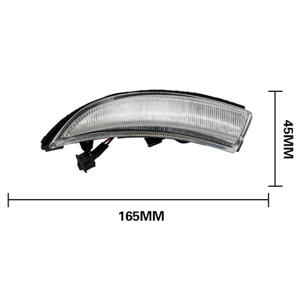 Répétiteurs Rétro LED Dynamique Défilant Clair FORD Fiesta 2011 - 2018 - Clignotant