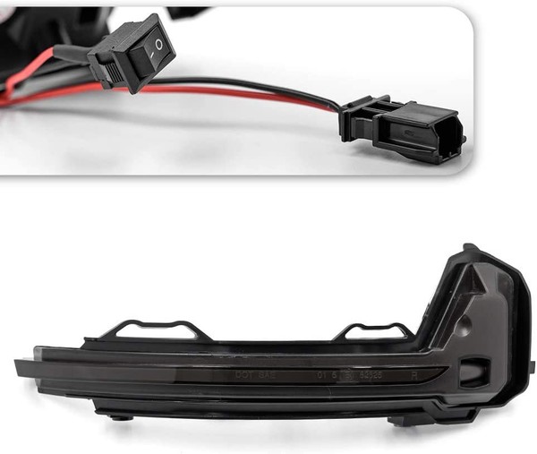 Répétiteurs Rétro LED Dynamique Défilant VW* TIGUAN II - Clignotant