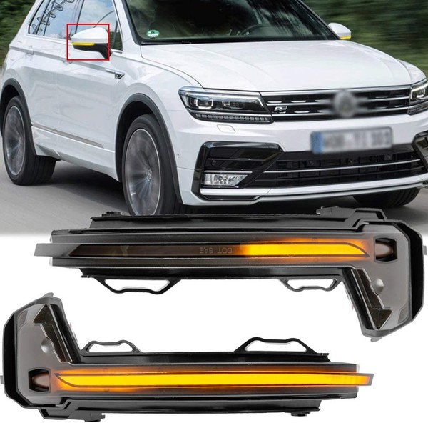 Répétiteurs Rétro LED Dynamique Défilant VW* TIGUAN II - Clignotant