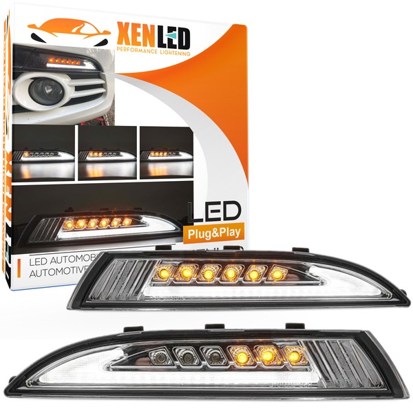 Dynamische LED-Blinker + LED-Tagfahrlicht Volkswagen Scirocco - Klare Version