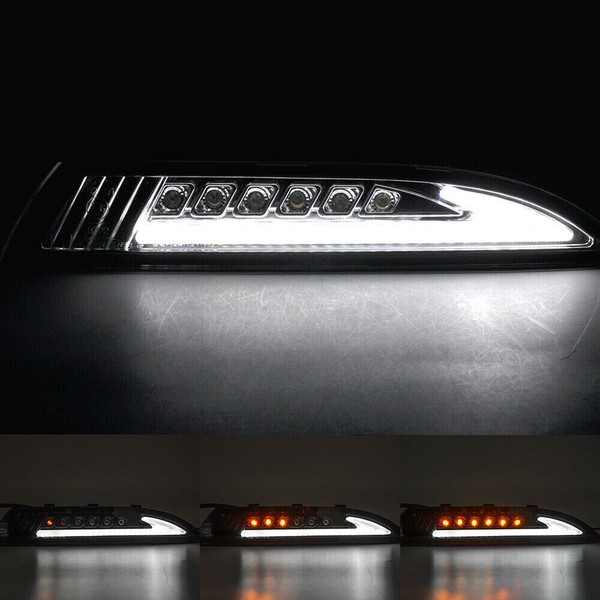 Dynamische LED-Blinker + LED-Tagfahrlicht Volkswagen Scirocco - Klare Version