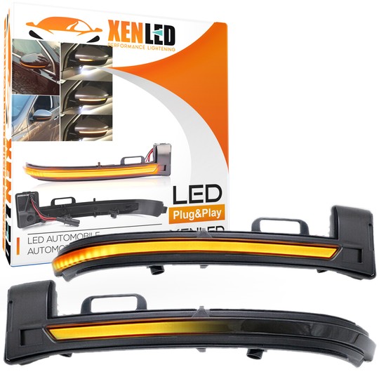 Repeaters dynamic backlighting LED scrolling Peugeot 308 ii
