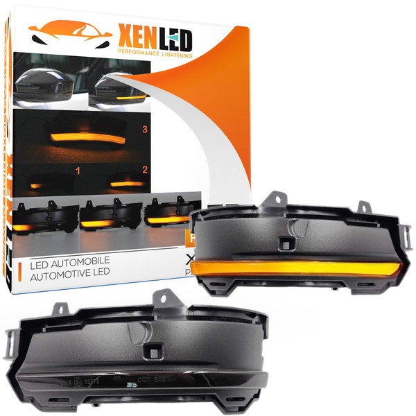 Rétroviseurs LED Défilant RANGE ROVER EVOQUE 2014 - 2017 - Clignotant Dynamique