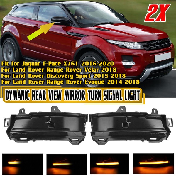 Wiederholer LED Backlit-Scrolling dynamischen Range Rover Evoque 2014 - 201