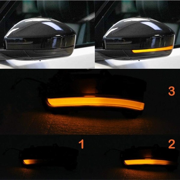Rétroviseurs LED Défilant RANGE ROVER EVOQUE 2014 - 2017 - Clignotant Dynamique
