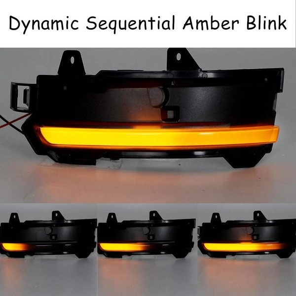 Rétroviseurs LED Défilant RANGE ROVER EVOQUE 2014 - 2017 - Clignotant Dynamique