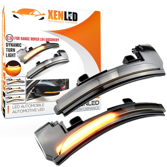 Rétroviseurs LED Défilant RANGE ROVER EVOQUE - SPORT - LR4 - Clignotant Dynamique