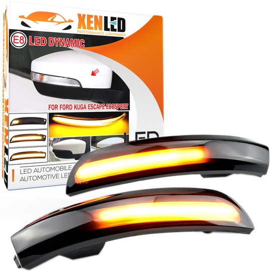 Repeaters dynamic LED backlit scrolling kuga ford escape ecosport