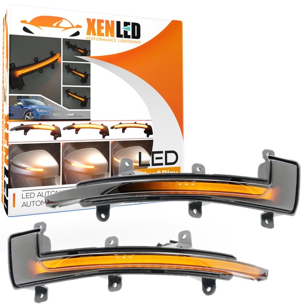 Répétiteurs LED Dynamique Audi* TT & R8 Rétro Défilant Homologué - Clignotant
