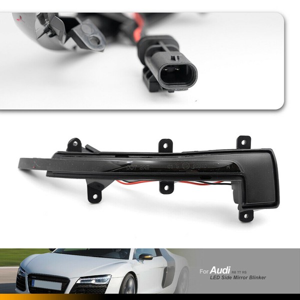 Répétiteurs LED Dynamique Audi* TT & R8 Rétro Défilant Homologué - Clignotant
