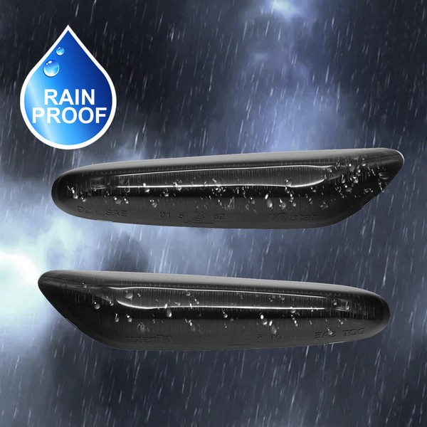 Clignotants Répétiteurs Fumés LED DYNAMIQUE BMW Serie 1 E81 E82, 3 E46 E90 E91 E92, 5 E60 E61, X1 E84 X3 E83